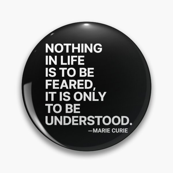 Item preview, Understand, Don’t Fear – Marie Curie (White Font) designed and sold by TshirtsLabs.