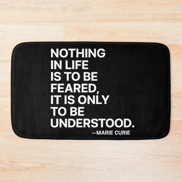 Item preview, Understand, Don’t Fear – Marie Curie (White Font) designed and sold by TshirtsLabs.