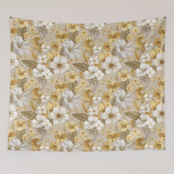 Item preview, Edgy Tropical Floral Texture  - Flower Garden Pattern  - Birthday Gifts For Boyfriend designed and sold by RoyalStarsPatts.