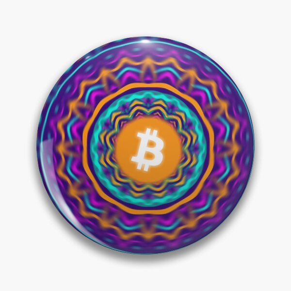 Item preview, Bitcoin Psychedelic Logo designed and sold by CyberRex.
