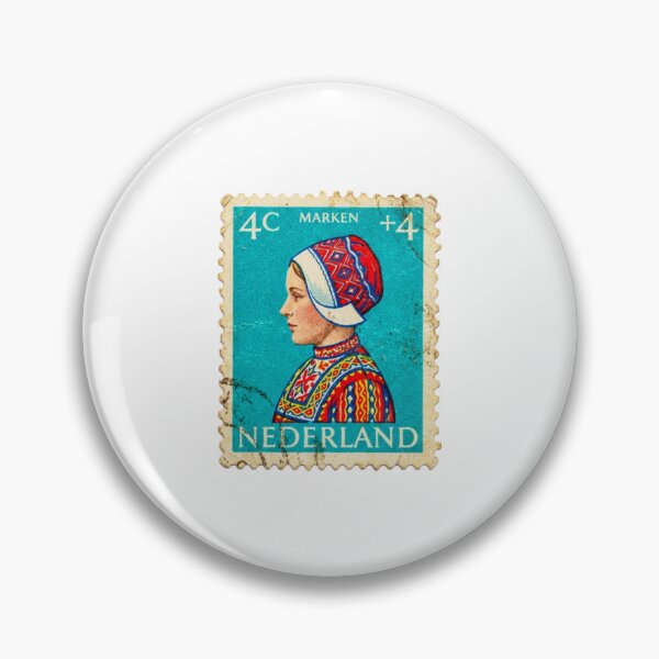 Item preview, Vintage Netherlands Stamp designed and sold by brkvdesign.