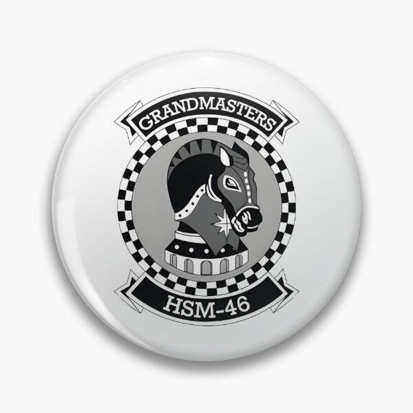 Item preview, HSM-46 Grandmasters Naval Squadron Insignia Design designed and sold by CharlieDesings.