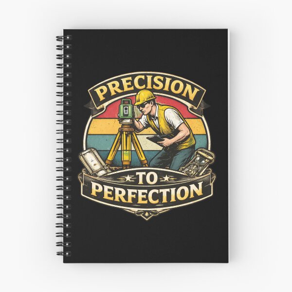 Item preview, Precision to Perfection Surveyor Retro Badge designed and sold by Virelo.