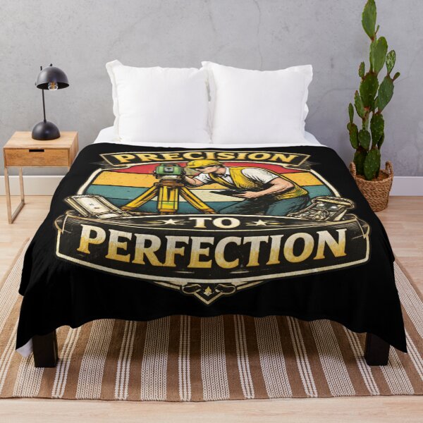 Item preview, Precision to Perfection Surveyor Retro Badge designed and sold by Virelo.