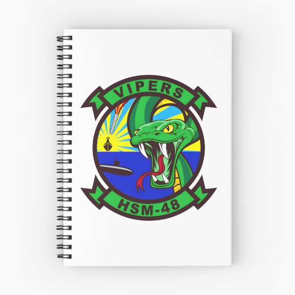 Item preview, HSM-48 Vipers Naval Strike Helicopter Squadron Emblem designed and sold by CharlieDesings.