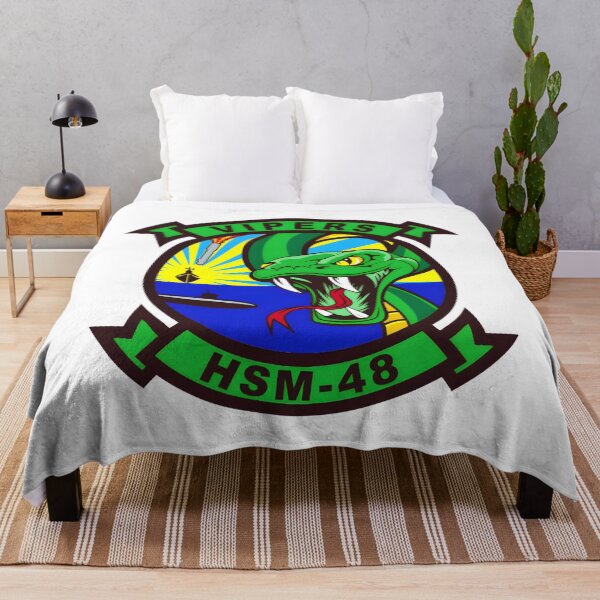 Item preview, HSM-48 Vipers Naval Strike Helicopter Squadron Emblem designed and sold by CharlieDesings.