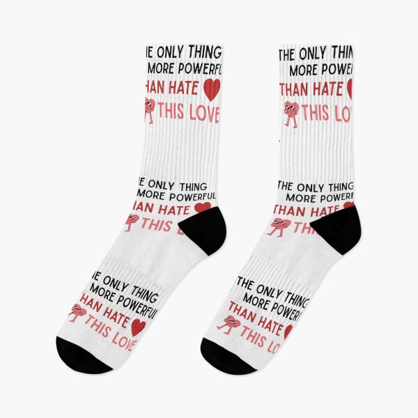 Item preview, The only thing more powerful than hate this love - Protest Gift designed and sold by TobiasLogic.