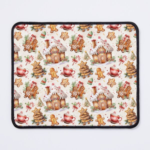 Item preview, Vintage Christmas Gingerbread Pattern designed and sold by LouieVanille.