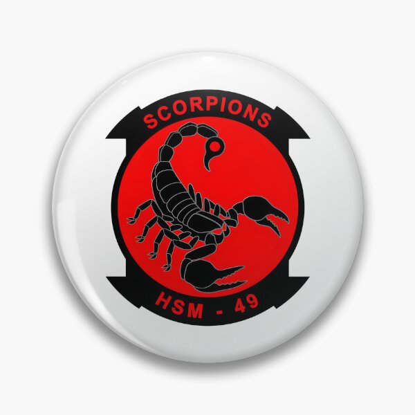 Item preview, SM-49 Scorpions Naval Strike Helicopter Squadron Logo designed and sold by CharlieDesings.