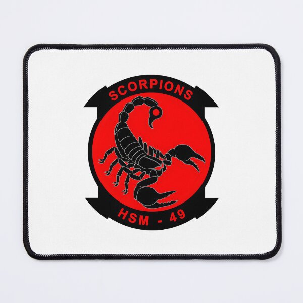 Item preview, SM-49 Scorpions Naval Strike Helicopter Squadron Logo designed and sold by CharlieDesings.
