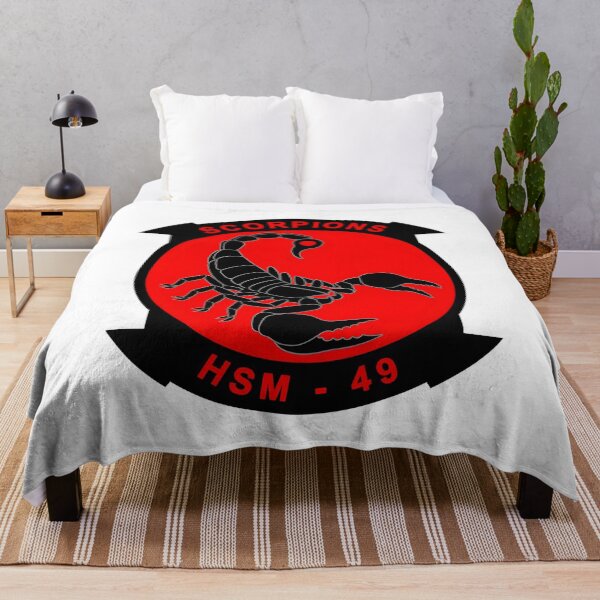 Item preview, SM-49 Scorpions Naval Strike Helicopter Squadron Logo designed and sold by CharlieDesings.