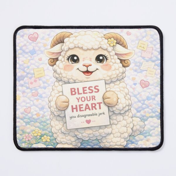 Item preview, Passive-Aggressive Ewe | Bless Your Heart CareSheep Parody (Sheepism) designed and sold by Thpoar.