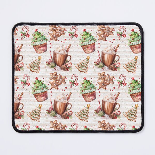 Item preview, Vintage Christmas Gingerbread and Cupcake Pattern designed and sold by LouieVanille.