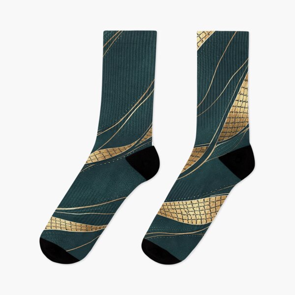 Item preview, Gold Mosaic Elegance on Deep Teal designed and sold by annenambiro.