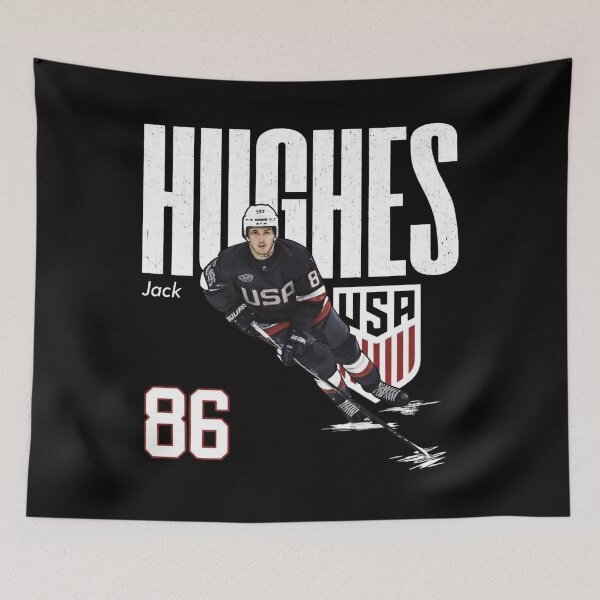 Item preview, Jack Hughes USA Hockey, 2026 Winter Olympics designed and sold by CLOUDYMOODS.
