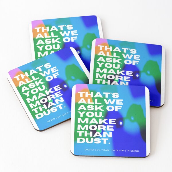Item preview, Two Boys Kissing Quote (David Levithan) designed and sold by tailsbeth.
