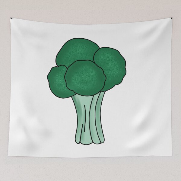 Item preview, Cute Head Of Broccoli designed and sold by Sartoris Art.