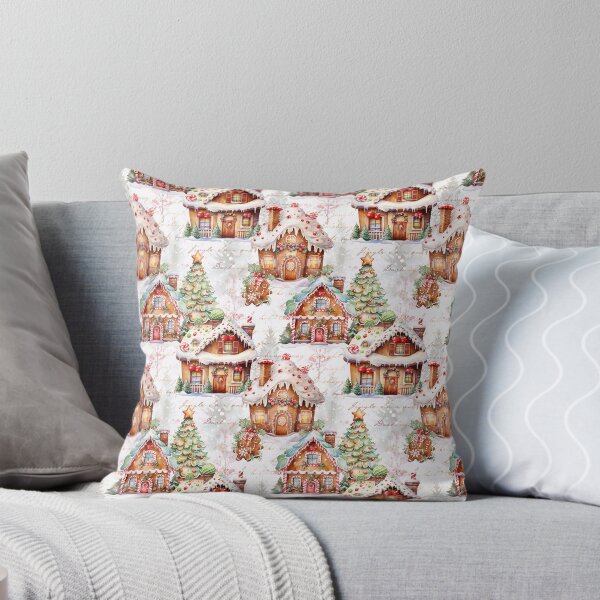 Item preview, Vintage Christmas Gingerbread House Pattern  designed and sold by LouieVanille.