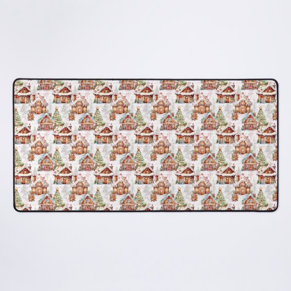 Item preview, Vintage Christmas Gingerbread House Pattern designed and sold by LouieVanille.
