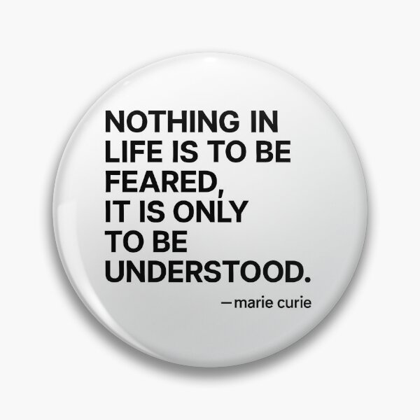 Item preview, Understand, Don’t Fear – Marie Curie (Black Font) designed and sold by TshirtsLabs.