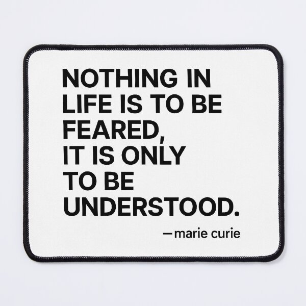 Item preview, Understand, Don’t Fear – Marie Curie (Black Font) designed and sold by TshirtsLabs.