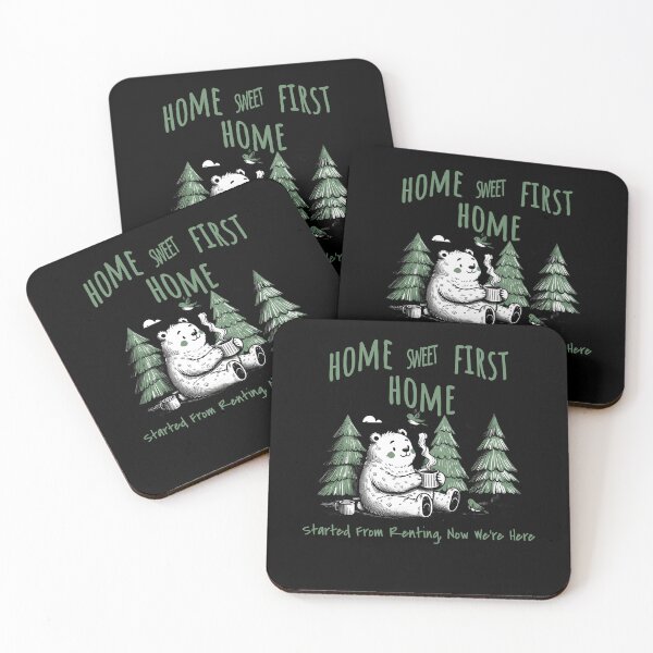 Item preview, First Home Sweet Home Forest Bear - New Homeowner Gift designed and sold by aga4kids.