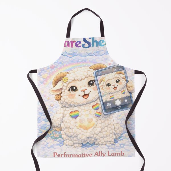 Item preview, Performative Ally Lamb | Just Checking In CareSheep Parody (Sheepism) designed and sold by Thpoar.