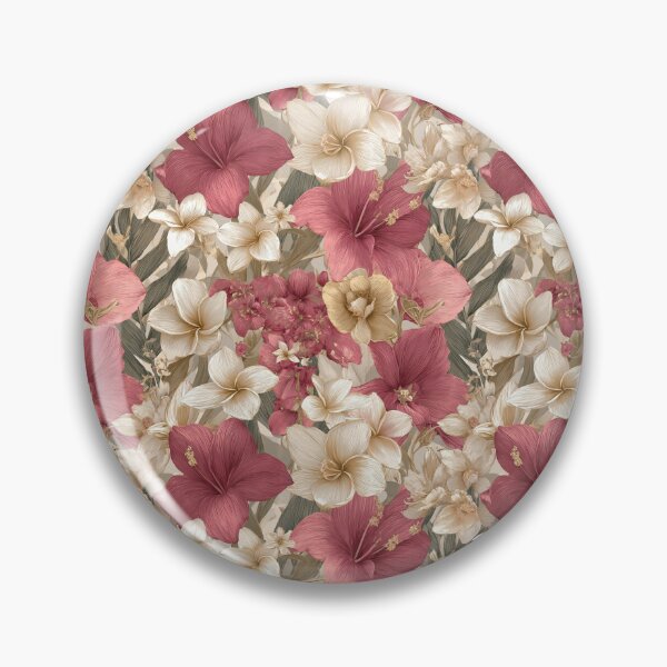 Item preview, Charming Tropical Floral Texture  - Birth Flower Motif  - Christmas Gifts For Dad designed and sold by RoyalStarsPatts.