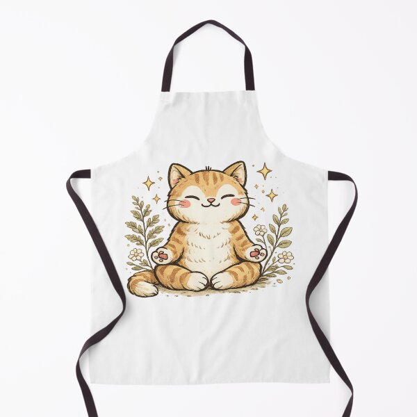 Item preview, Meditating Cat, Cute Yoga Cat Design for Relaxation & Mindfulness designed and sold by Gletschie.