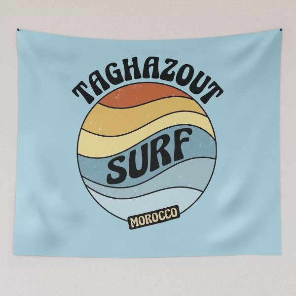 Item preview, Taghazout Surf Morocco Vintage Retro Surfing Design designed and sold by Axivra.