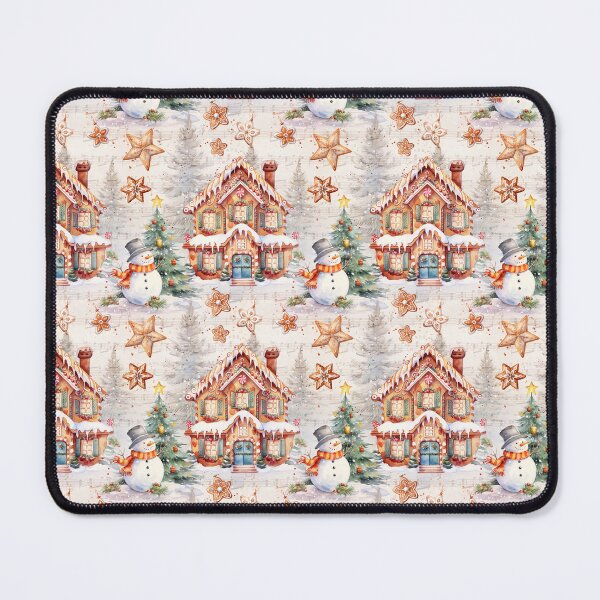 Item preview, Vintage Christmas Gingerbread House Pattern  designed and sold by LouieVanille.