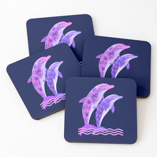 Item preview, Batik Palm Dolphins | Tribal Spirit Sea Art designed and sold by WestIndigo.