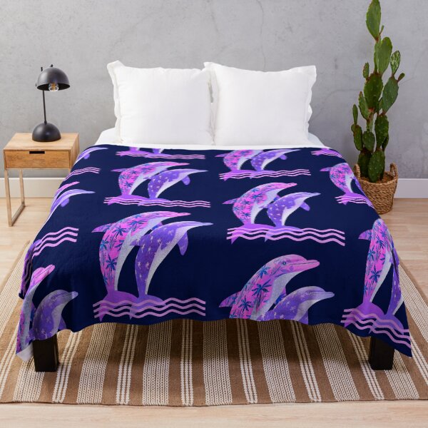 Item preview, Batik Palm Dolphins | Tribal Spirit Sea Art designed and sold by WestIndigo.