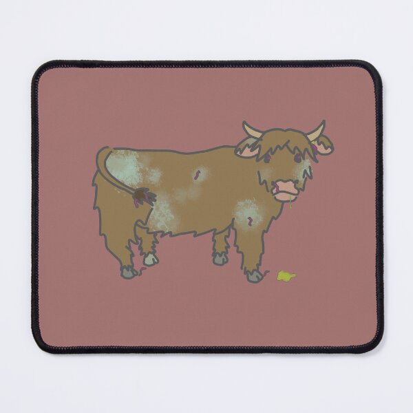 Item preview, Zombie Highland Cow designed and sold by LochNestFarm.