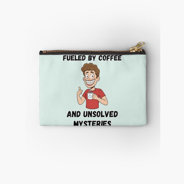 Item preview, Fueled by Coffee and Unsolved Mysteries, Funny Caffeine Item designed and sold by Mogale-Hill.