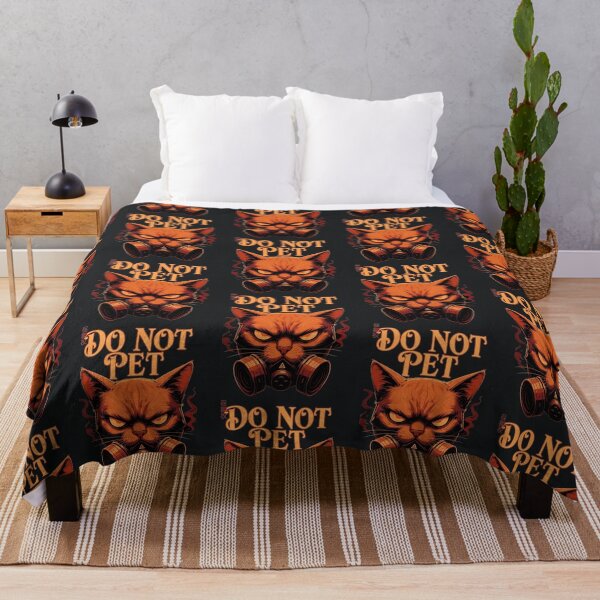 Item preview, Do Not Pet – Angry Cat Warning Design designed and sold by Taans-Creation.