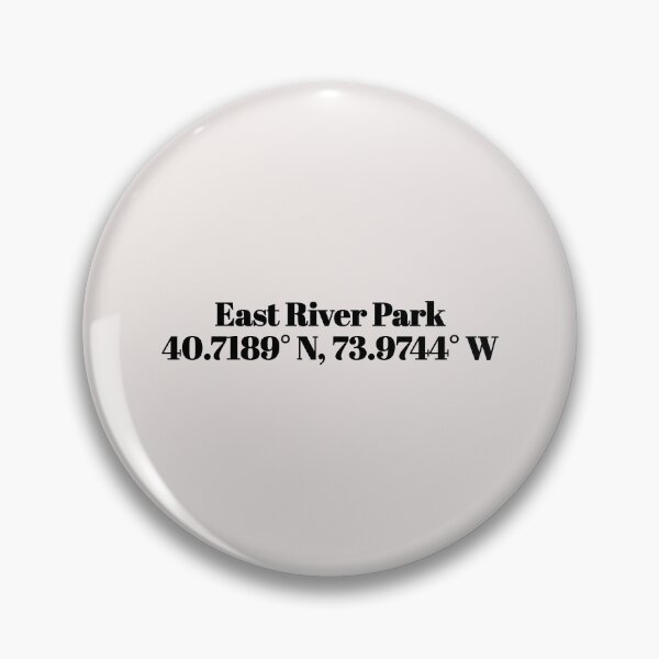 Item preview, East River Park, New York Coordinates designed and sold by ApricityPhrases.