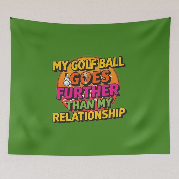 Item preview, Funny Golf Ball Distance Quote designed and sold by Zakrytos ★★★★★.