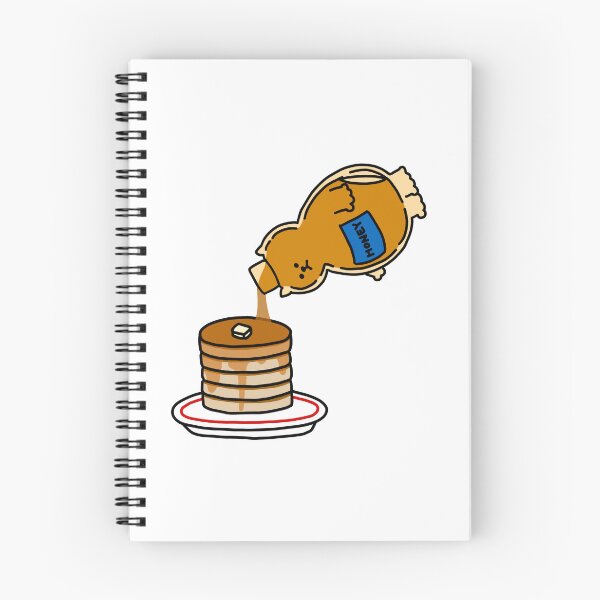 Item preview,  a honey bear and pancakes designed and sold by superbaechoo.
