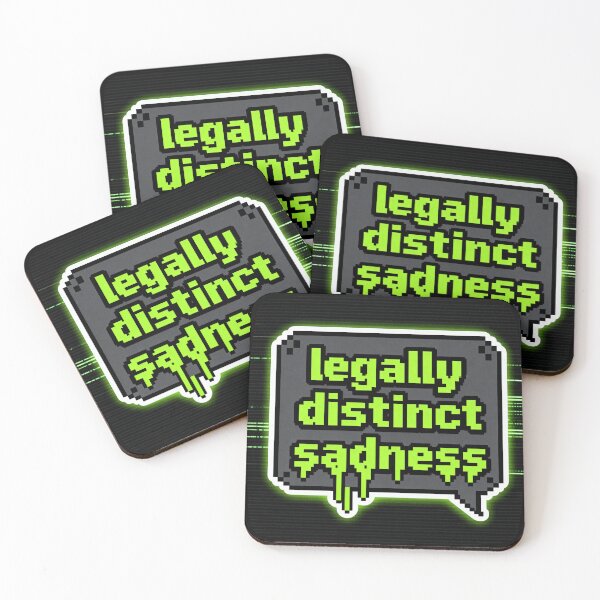 Item preview, Legally Distinct Sadness - Pixel Art Meme designed and sold by PictorialWhimsy.