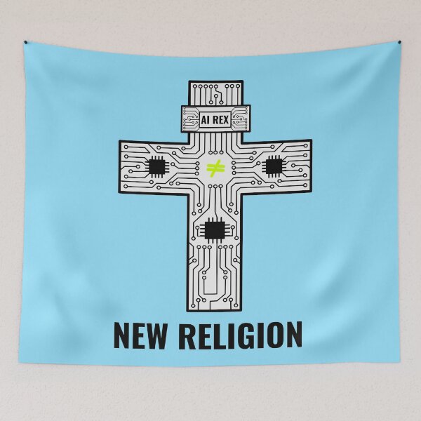 Item preview, AI REX New Digital Technology Cross designed and sold by NotEqualOfficial.