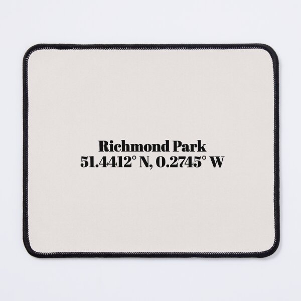 Item preview, Richmond Park, London Coordinates designed and sold by ApricityPhrases.