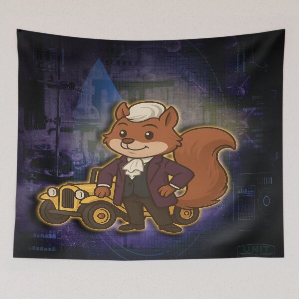 Item preview, Dr Squirrel - The Pertwee designed and sold by SecretSquirrellDesigns.