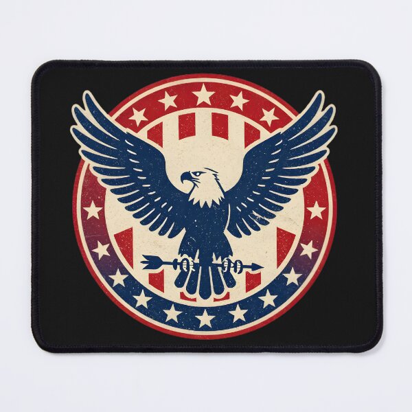 Item preview, Vintage American Eagle Seal with Arrow Emblem designed and sold by BoralisSynth.