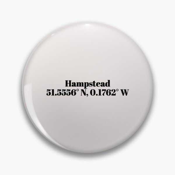 Item preview, Hampstead, London Coordinates designed and sold by ApricityPhrases.