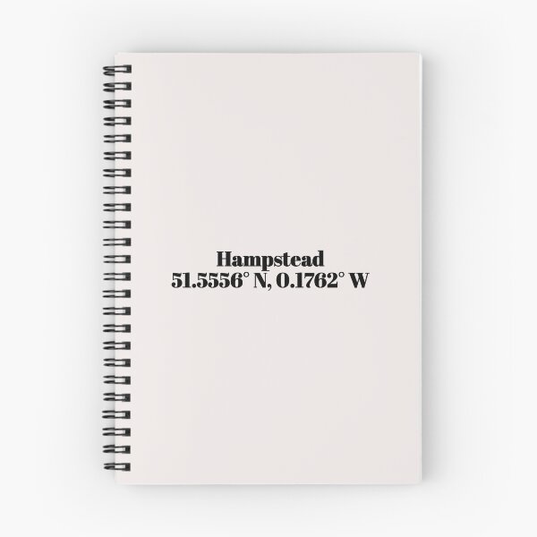 Item preview, Hampstead, London Coordinates designed and sold by ApricityPhrases.