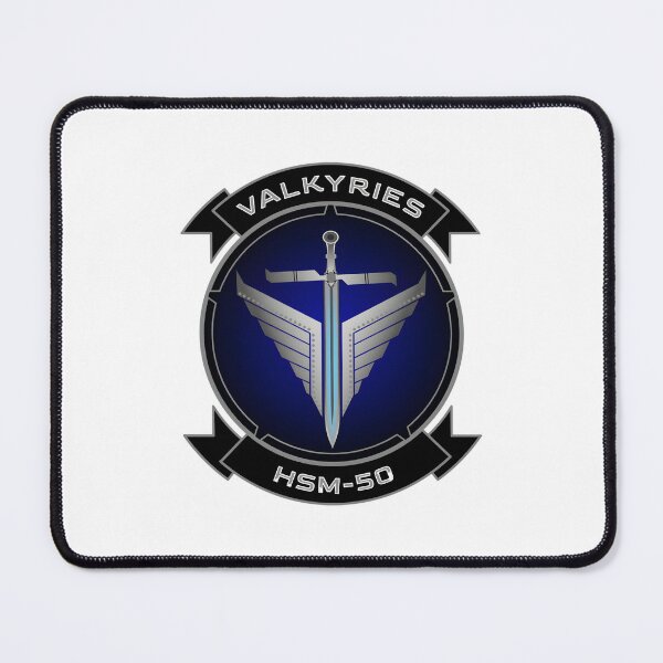 Item preview, HSM-50 Valkyries Naval Strike Helicopter Squadron Emblem designed and sold by CharlieDesings.