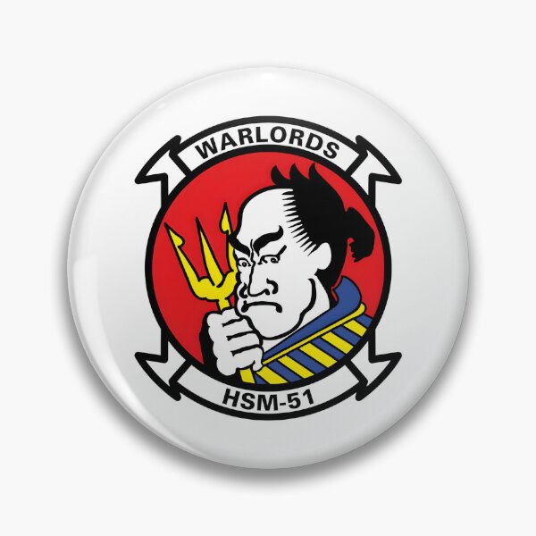 Item preview, HSM-51 Warlords Helicopter Maritime Strike Squadron Patch designed and sold by CharlieDesings.