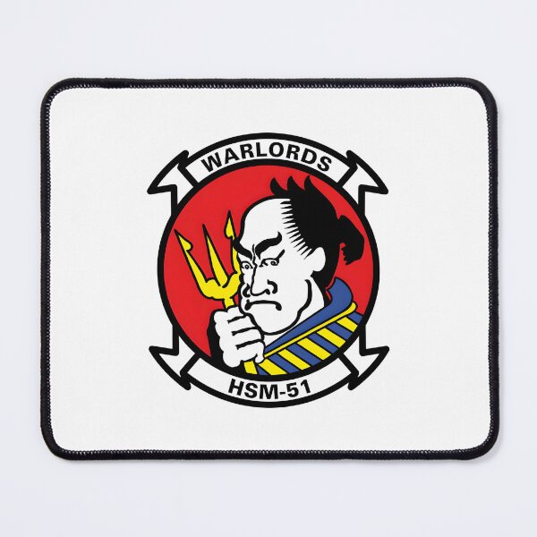 Item preview, HSM-51 Warlords Helicopter Maritime Strike Squadron Patch designed and sold by CharlieDesings.