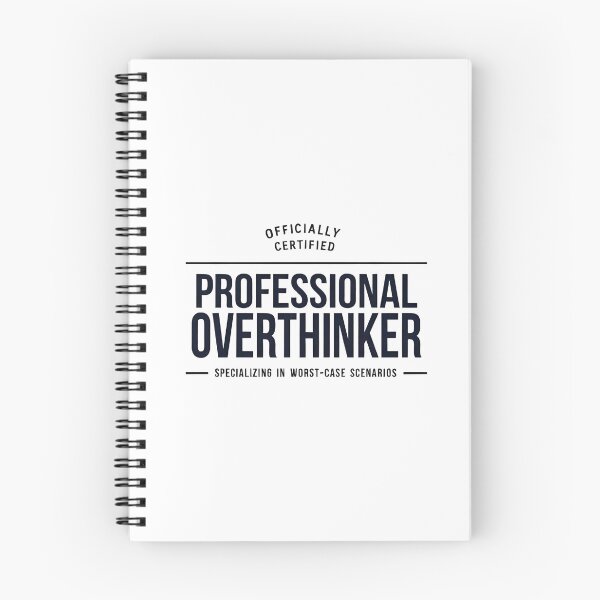 Item preview, Officially Certified Professional Overthinker Worst Case Scenarios designed and sold by Abe Studio.